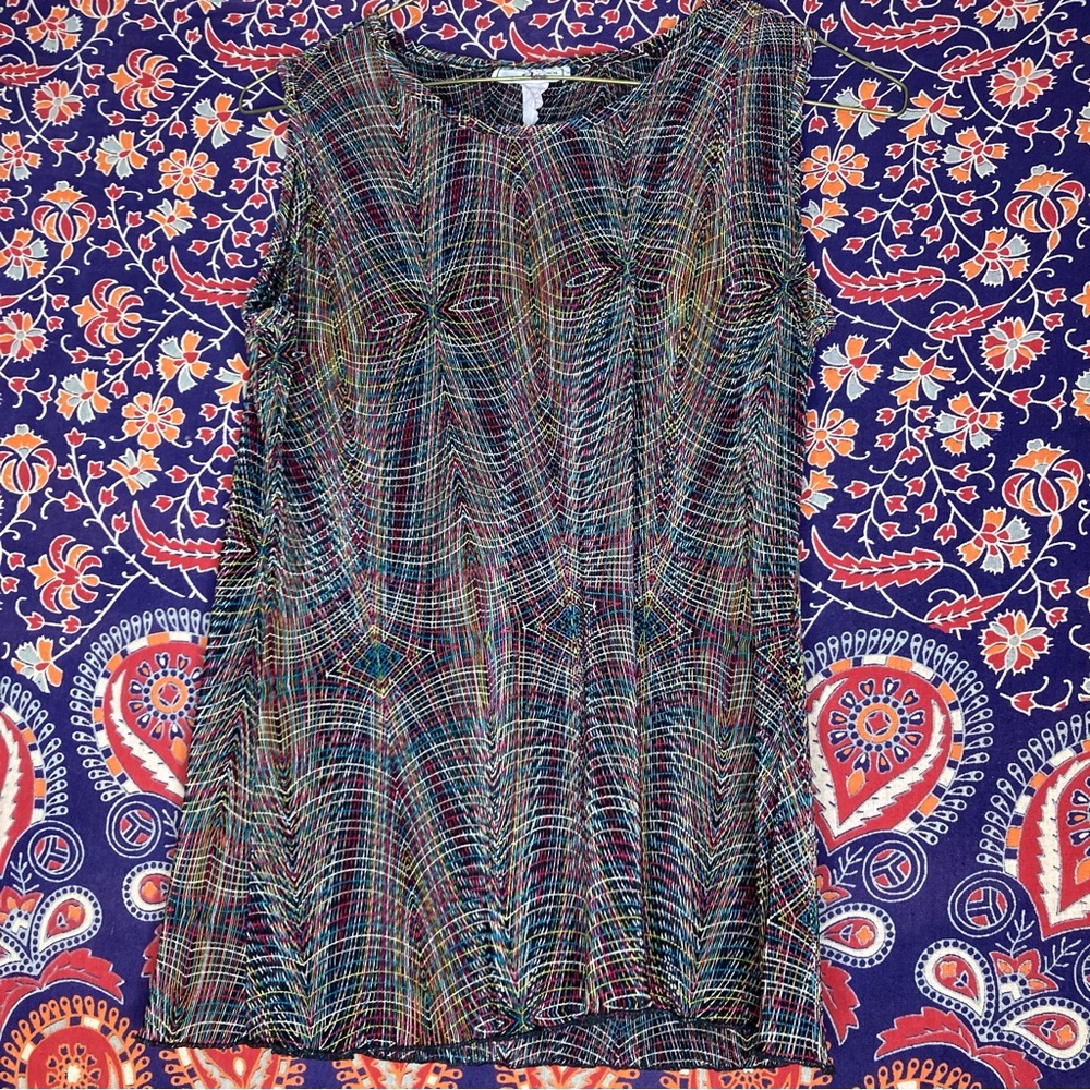 O2 cool vintage 90s psychedelic tank